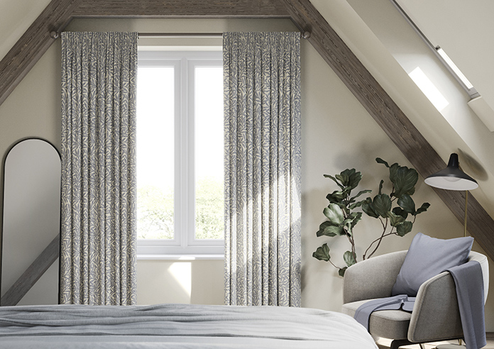 William Morris At Home Willow, Indigo - Made to Measure Curtains - Image 3